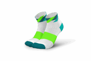 INCYLENCE RUNNING LOOPS SHORT LAUFSOCKEN Unisex White Green 39-42