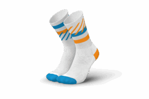 INCYLENCE RUNNING DISRUPTS LAUFSOCKEN Unisex white blue orange 39 - 42