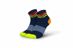INCYLENCE ULTRALIGHT WAVES SHORT LAUFSOCKEN Unisex Navy Orange 47-50