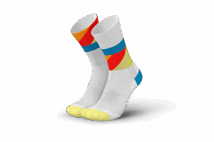 INCYLENCE ULTRALIGHT STRIDES LAUFSOCKEN Unisex White Blue Inferno 35-38