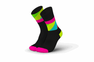 INCYLENCE ULTRALIGHT STRIDES LAUFSOCKEN Unisex Black Pink Canary 43-46