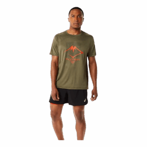 ASICS FUJITRAIL LOGO SS TOP Herren Mantle green