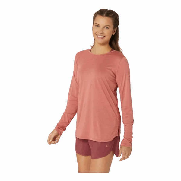 ASICS NAGINO RUN LS TOP Damen Rot S