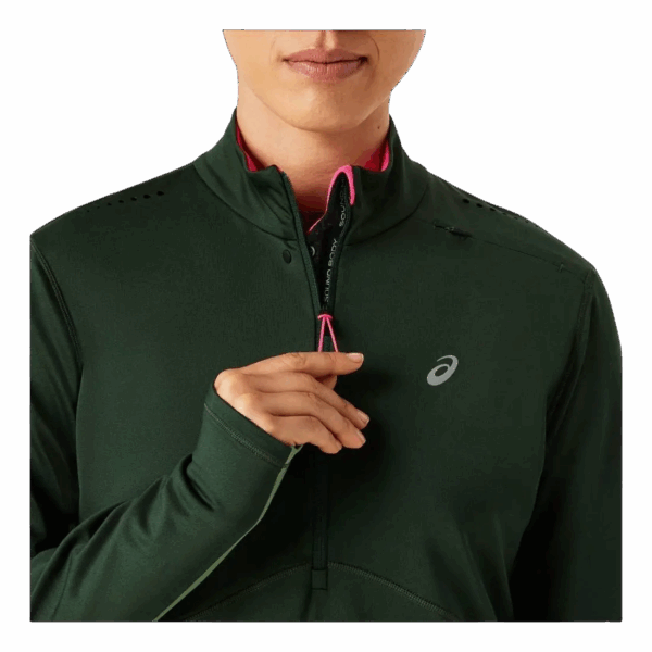ASICS WINTER RUN 1/2 ZIP Damen Grün L