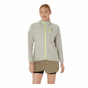 ASICS FUJITRAIL WATERPROOF JACKET Damen Weiß XS