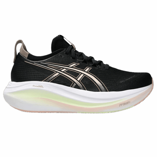 ASICS GEL-NIMBUS 27 Laufschuhe Damen BLACK/BREEZE