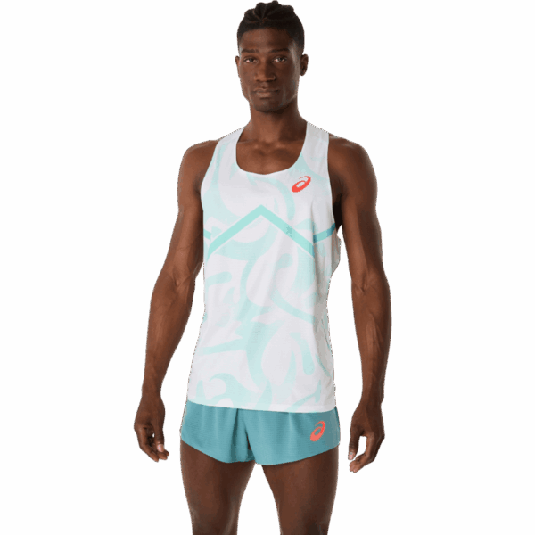 ASICS LIGHT KNIT SINGLET Herren SOOTHING SEA Gr. XL