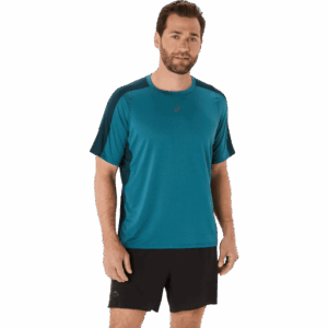ASICS FUJITRAIL ELITE SS TOP Herren ATLANTIS BLUE/SAXON GREEN M