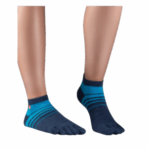 KNITIDO TRACK UND TRAIL SPINS SPORT-ZEHENSOCKEN Unisex Blau 35-38