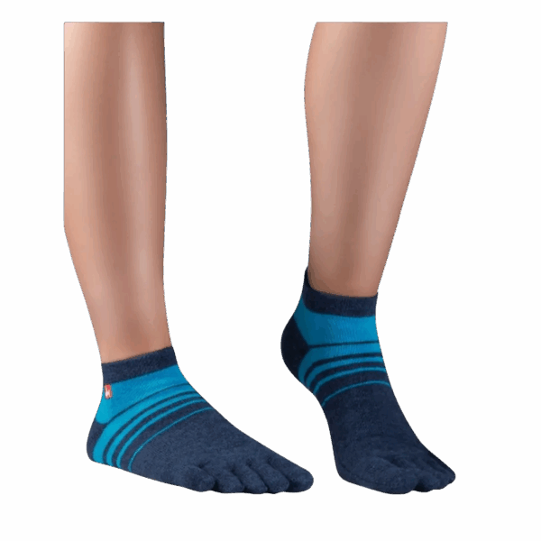 KNITIDO TRACK UND TRAIL SPINS SPORT-ZEHENSOCKEN Unisex Blau 35-38