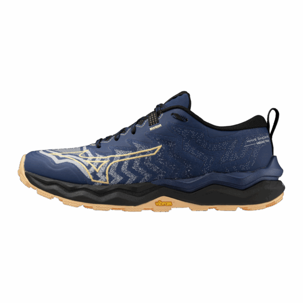MIZUNO WAVE DAICHI 8 Trailschuhe Damen Estate blue/apricot ice/black B (normal) 38