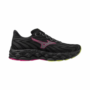 MIZUNO WAVE SKY 8 Herren Black/Silver/Pink Tetra