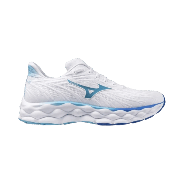 MIZUNO WAVE SKY 8 Laufschuhe Damen White/Laser Blue/Mugen Bl B (normal) 42