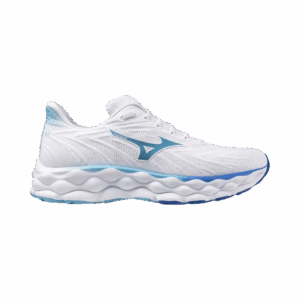 MIZUNO WAVE SKY 8 Laufschuhe Damen White/Laser Blue/Mugen Bl B (normal) 43