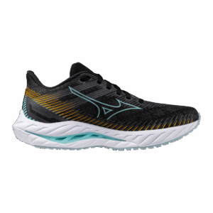 MIZUNO WAVE SIRIUS Laufschuhe Damen Black/Aruba Blue/Bright Marigold 38