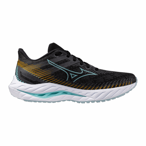 MIZUNO WAVE SIRIUS Laufschuhe Damen Black/Aruba Blue/Bright Marigold 40