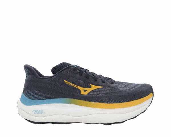 Mizuno WAVE SKY 9 Laufschuhe Herren Baritone Blue/Citrus/Capri Breeze 42