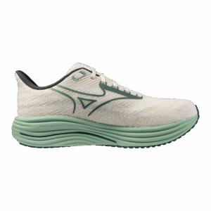 Mizuno WAVE RIDER 29 Laufschuhe Herren Snow White/Bistro Green/Creme de Menthe 50