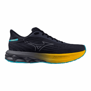 MIZUNO WAVE SKYRISE 6 Laufschuhe Herren Odyssey Gray/Icelandic Blue/Citrus 48