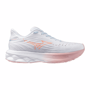 MIZUNO WAVE SKYRISE 6 WOS Laufschuhe Damen NANTBREEZE/STRIK.CORAL/BLEACHM 40