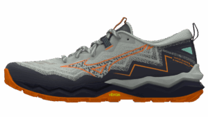 MIZUNO WAVE DAICHI 9 Trailschuhe Herren Mercury/Tangelo/Tang Orange 45