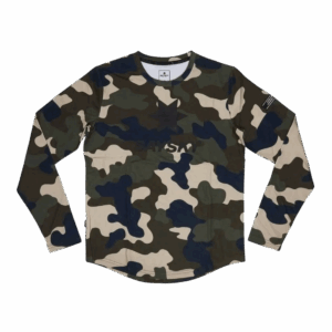 SAYSKY CAMO BLAZE LONGSLEEVE Herren Oliv S