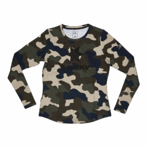 SAYSKY CAMO BLAZE LONGSLEEVE Damen Oliv L