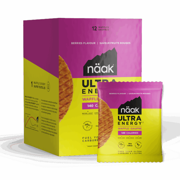 NÄAK ULTRA ENERGY WAFFLE BERRIES 12 Box
