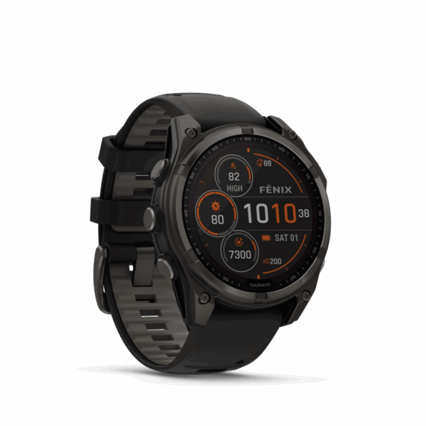 GARMIN FENIX 8 - 51MM SOLAR SAPPHIRE graphit-carbongrau