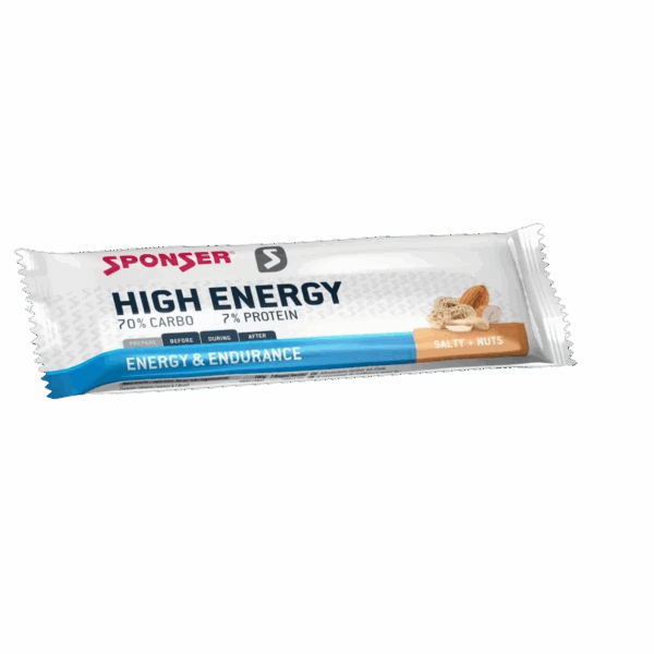 SPONSER HIGH ENERGY BAR Salty-Nuts