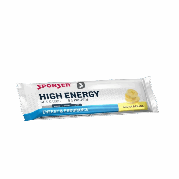 SPONSER HIGH ENERGY BAR Banane