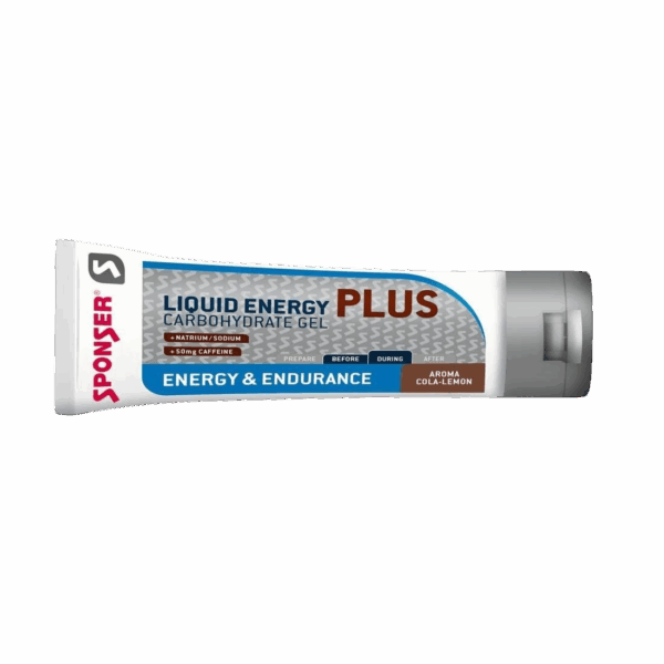SPONSER ENERGY-GEL LIQUID ENERGY PLUS 70G TUBE COLA-LEMON