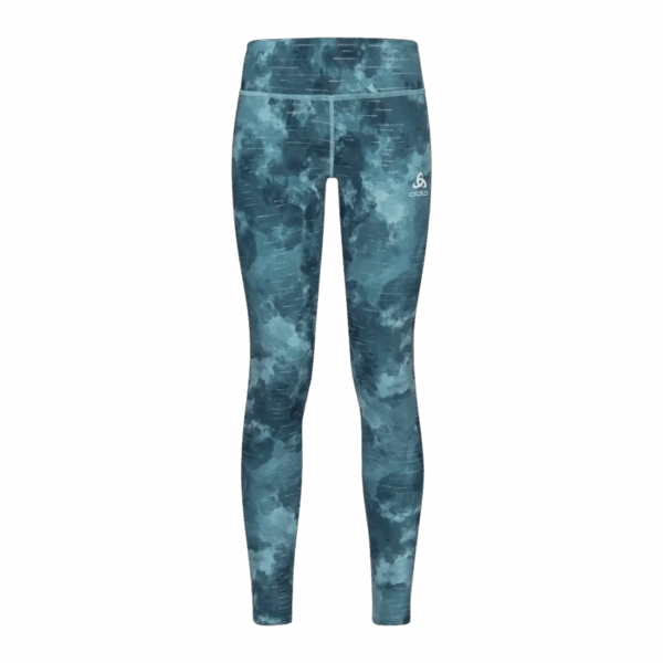 ODLO TIGHTS ZEROWEIGHT PRINT REFLECTIVE Damen Blau L