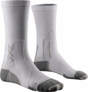 X-BIONIC X-SOCKS® RUN PERFORM CREW Unisex ARCTIC WHITE/PEARL GREY 42-44