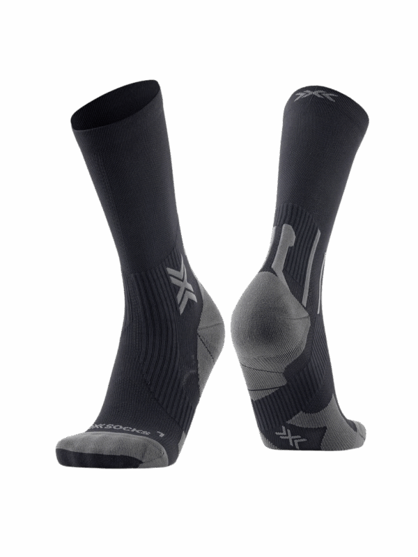 X-BIONIC X-SOCKS® RUN PERFORM CREW Laufsocken Unisex BLACK/CHARCOAL 45-47