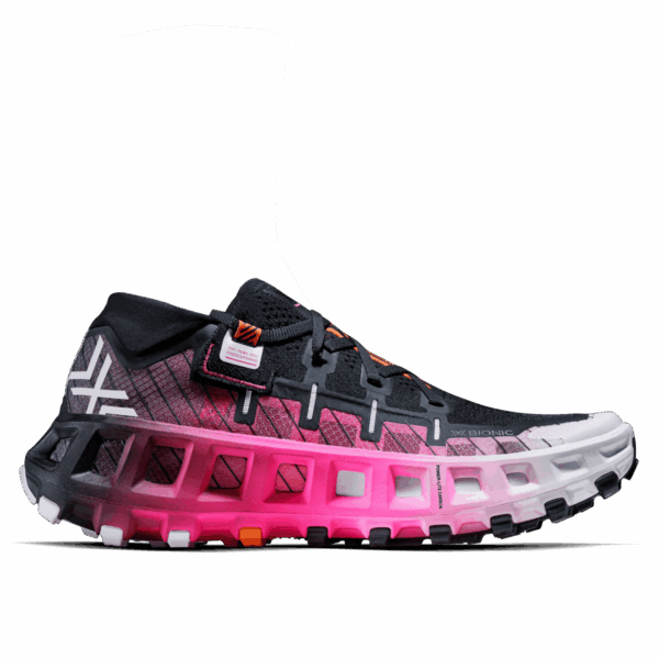 X-BIONIC TERRASKIN X00/C Trailschuhe Unisex YINYANG/X BLACK/X WHITE/FLUO PINK  41 1/3