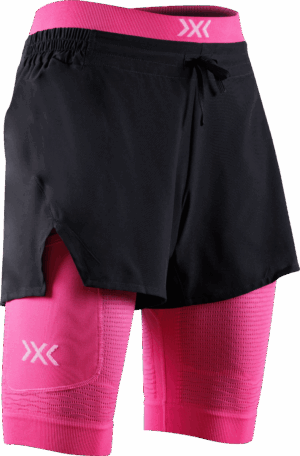X-BIONIC EFFEKTOR 2IN1 SHORTS Damen X BLACK/NEO PINK M
