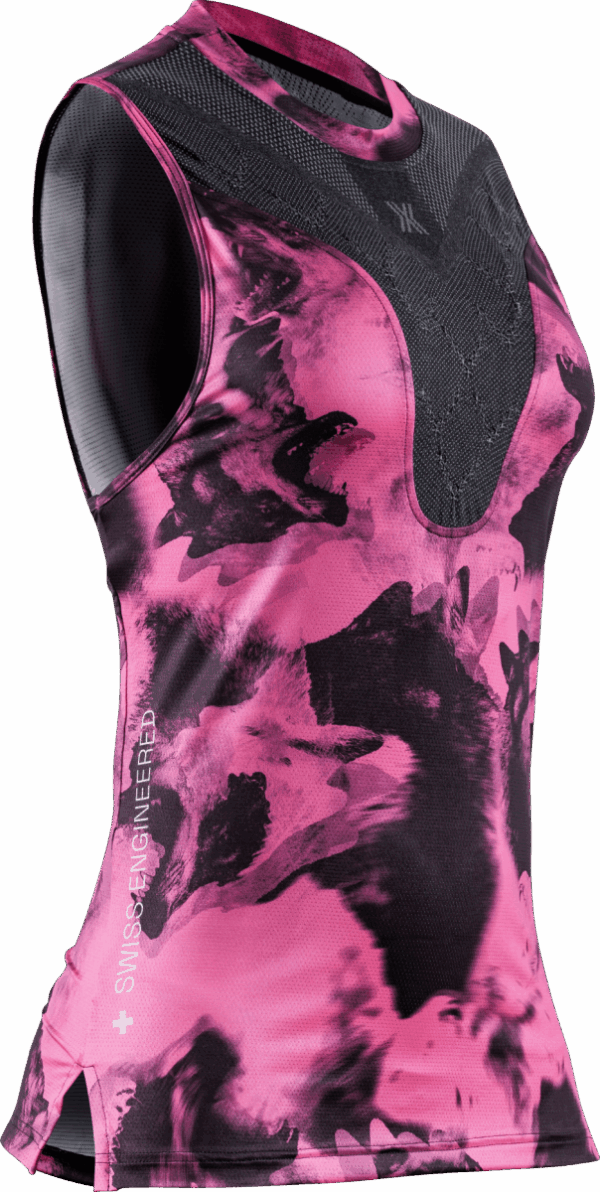 X-BIONIC COREFUSION RUN TANK Damen WOLFPACK/BLACK/NEO PINK L