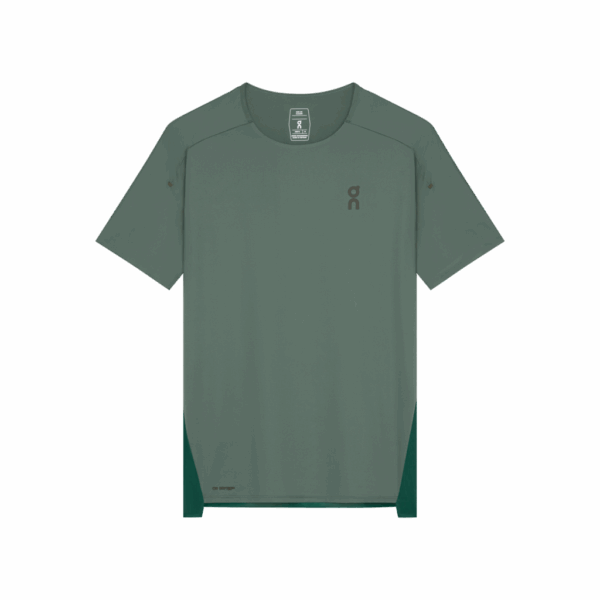ON RUNNING PERFORMANCE-T Herren Olive | Spirulina XL
