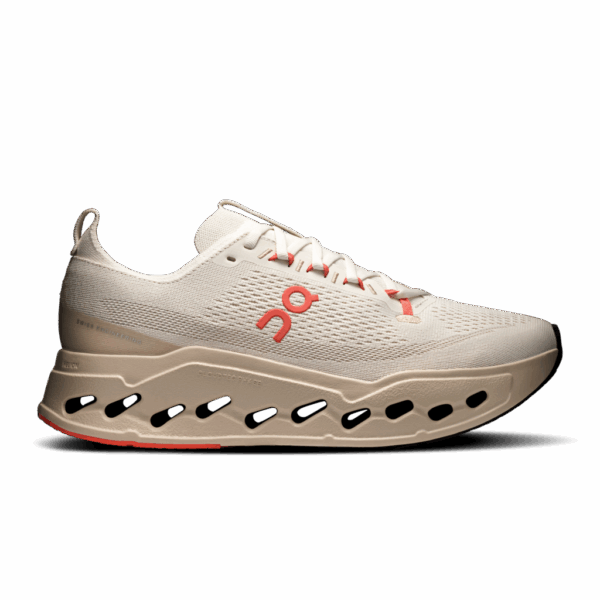 ON RUNNING Cloudsurfer Max Laufschuhe Damen Ivory | Salmon 43