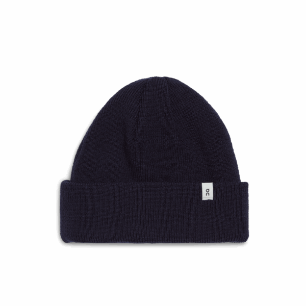 ON RUNNING MERINO BEANIE Unisex Navy