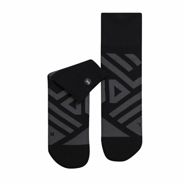 ON RUNNING PERFORMANCE MID SOCK Damen Schwarz L