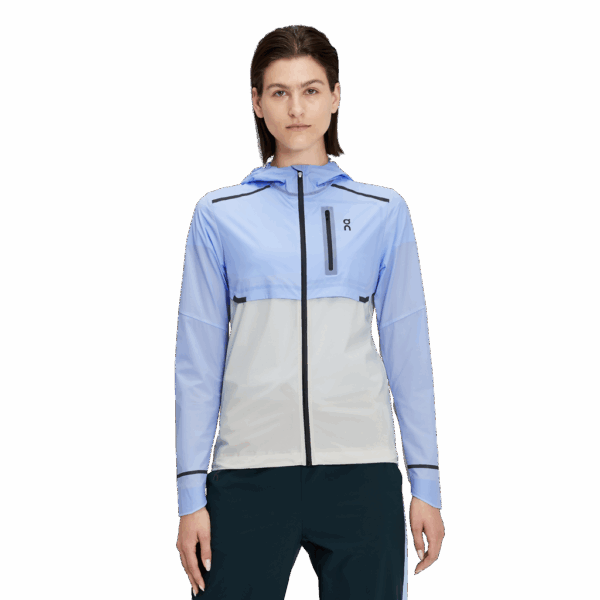 ON RUNNING WEATHER JACKET W Damen Stratosphere | Pearl