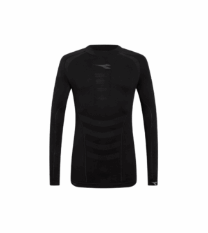 DIADORA LS TURTLE NECK STRATOZERO Herren BLACK XXL