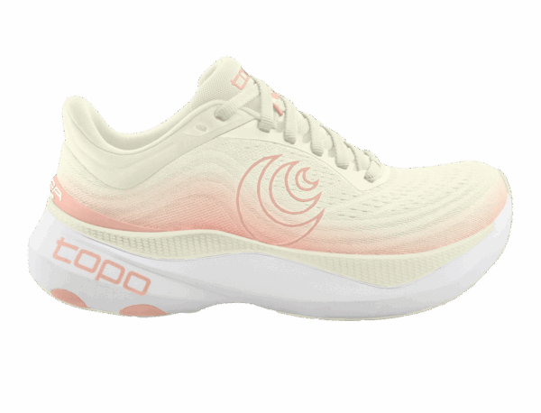 TOPO ATHLETIC AURA Laufschuhe Damen Cream / Rose 42