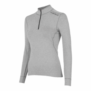 FUSION C3 ZIP NECK Damen Grau XL