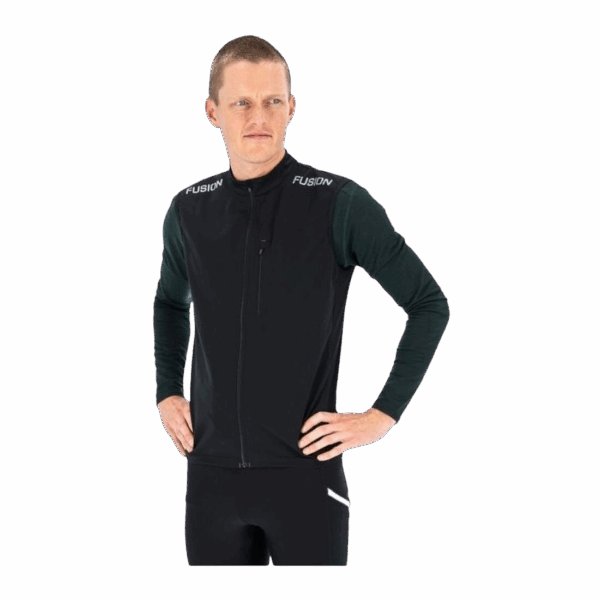FUSION S2 RUN VEST Herren Schwarz XXL
