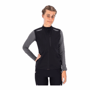 FUSION S2 RUN VEST Damen Schwarz XL