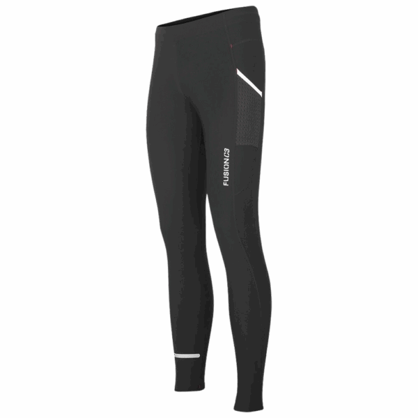 FUSION C3 LONG TIGHTS Unisex Schwarz M