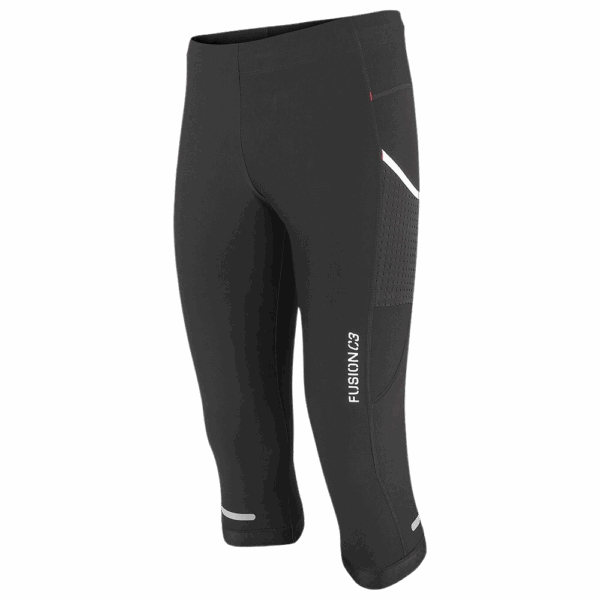 FUSION C3 3/4 TIGHTS Unisex Schwarz XXL